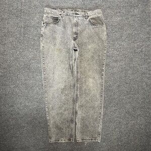 Vintage Britannia Acid Wash Jeans W38 L30 Made In USA Mens Straight Fit